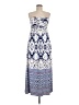 Soma Print Blue Casual Dress Size M - photo 1