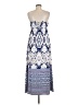 Soma Print Blue Casual Dress Size M - photo 2