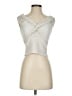 Express 100% Polyester Silver Sleeveless Top Size XS - photo 1