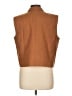 Theory 100% Polyester Brown Vest Size 12 - photo 2