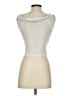 Express 100% Polyester Silver Sleeveless Top Size XS - photo 2