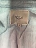 Rails 100% Lyocell Color Block Blue Short Sleeve Blouse Size XL - photo 7