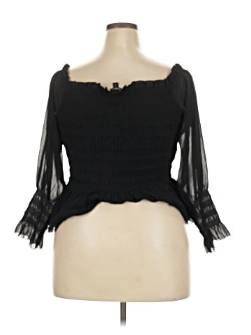 Torrid 3/4 Sleeve Blouse (view 2)