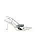 Dolce Vita Metallic Silver Heels Size 10 - photo 1