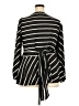 Ann Taylor LOFT 100% Polyester Black Long Sleeve Blouse Size 20 - photo 2