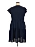 Unbranded 100% Polyester Solid Blue Casual Dress Size 2X - photo 2