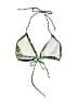 Op Print Green Yellow Swimsuit Top Size S (estimated) - photo 1