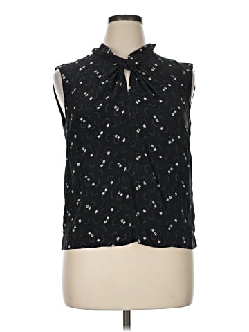 Rebecca Taylor Sleeveless Silk Top (view 1)