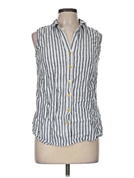 Ellen Tracy Sleeveless Button Down Shirt