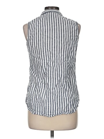 Ellen Tracy Sleeveless Button-Down Shirt (view 2)