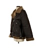 Zara 100% Polyester Brown Jacket Size S - photo 5