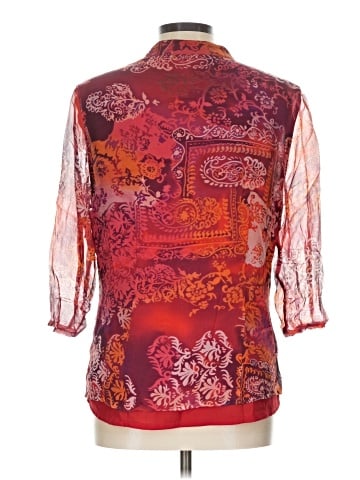 Coldwater Creek 3/4 Sleeve Silk Top (view 2)
