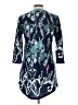 Reborn Print Blue Casual Dress Size L - photo 2