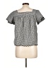 Rails Black Short Sleeve Blouse Size L - photo 2