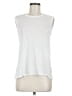 A.L.C. 100% Linen Silver Sleeveless Top Size M - photo 1