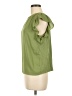 Ann Taylor LOFT 100% Polyester Green Short Sleeve Blouse Size M - photo 5