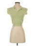 Dazy-Less Green Short Sleeve Turtleneck Size S - photo 1