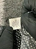 NY Collection Houndstooth Black Long Sleeve Blouse Size M - photo 8