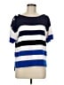 CAbi 100% Cotton Blue Pullover Sweater Size M - photo 1