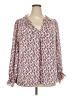 Max Studio 100% Polyester Ivory Long Sleeve Blouse Size 2X - photo 1