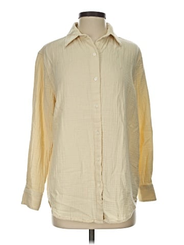 Wilfred Free Long Sleeve Button-Down Shirt (view 1)