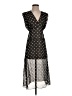 Theory Polka Dots Black Casual Dress Size 00 - photo 1