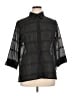 Alfred Dunner 100% Polyester Black 3/4 Sleeve Blouse Size 14 - photo 1