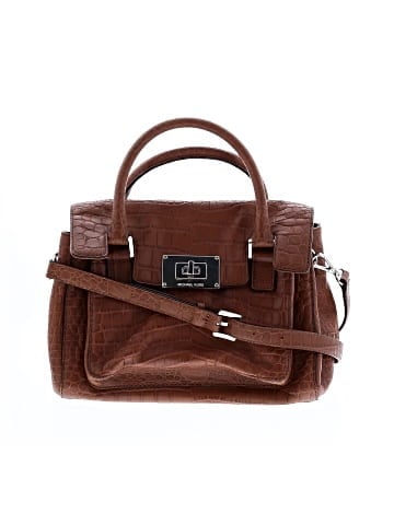 MICHAEL Michael Kors Leather Satchel (view 1)