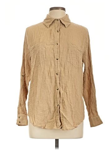 Japna Long Sleeve Button-Down Shirt (view 1)