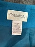 Chadwicks 100% Polyester Solid Teal Formal Skirt Size 6 (petite) - photo 4