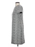 Calvin Klein Print Gray Casual Dress Size 4 - photo 5