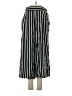 H&M 100% Rayon Stripes Black Casual Pants Size 4 - photo 1