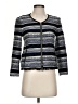 Ann Taylor LOFT Stripes Blue Jacket Size 0 - photo 1