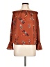 One Clothing 100% Polyester Brown 3/4 Sleeve Blouse Size L - photo 1
