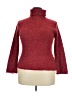 Alps Tweed Red Turtleneck Sweater Size M - photo 1