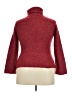 Alps Tweed Red Turtleneck Sweater Size M - photo 2