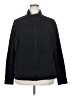 Mondetta Solid Black Track Jacket Size 3X - photo 1