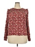 Knox Rose 100% Rayon Red Long Sleeve Blouse Size XXL - photo 1