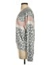 P.J. Salvage Animal Print Gray Pullover Sweater Size XS - photo 5