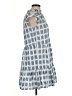 Veronica Beard Checkered-gingham Blue Casual Dress Size 10 - photo 4