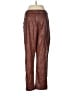 Ann Taylor LOFT 100% Polyester Brown Casual Pants Size 8 - photo 2
