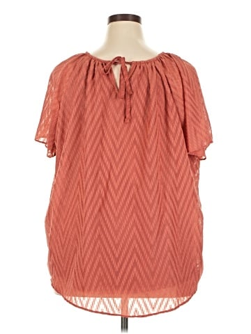 LC Lauren Conrad Short Sleeve Blouse (view 2)