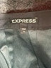 Express 100% Polyester Solid Black Faux Leather Skirt Size 4 - photo 4