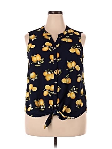 Roz & Ali Sleeveless Blouse (view 1)