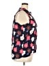 Gibson 100% Rayon Floral Blue Sleeveless Blouse Size XXL - photo 4