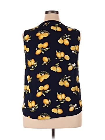 Roz & Ali Sleeveless Blouse (view 2)