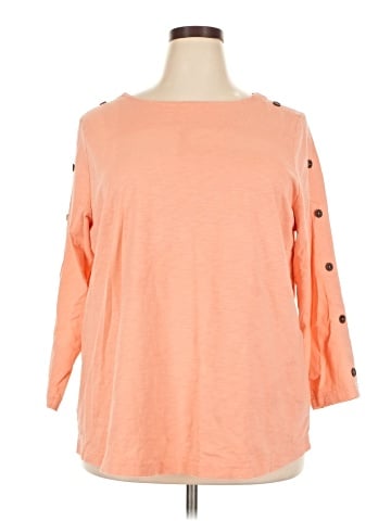 Croft & Barrow 3/4 Sleeve Top (view 1)