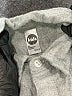 American Apparel Tweed Gray Long Sleeve Button-Down Shirt Size 6 - photo 3