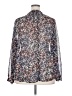 Liz Claiborne Floral Silver 3/4 Sleeve Blouse Size 3X - photo 2