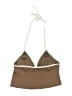 Out From Under Solid Tan Swimsuit Top Size M - photo 2